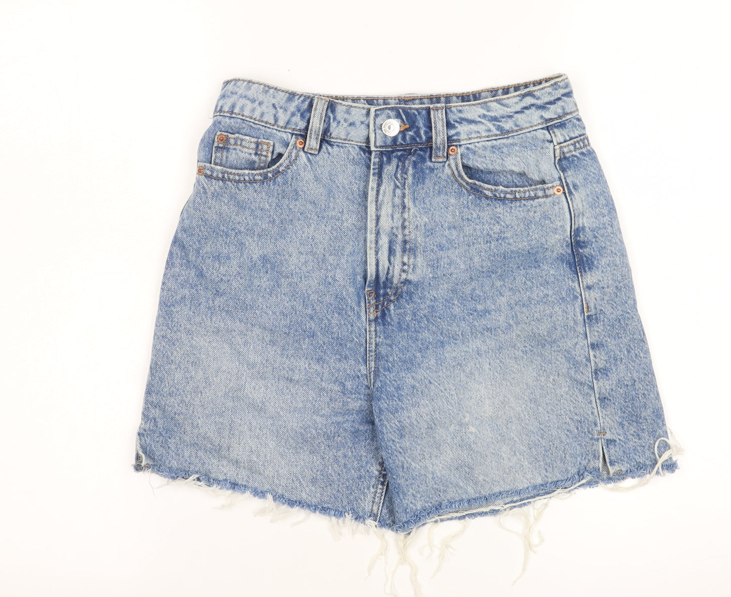 Denim Co. Women’s Blue Cut-Off High Rise Denim Shorts Size 6