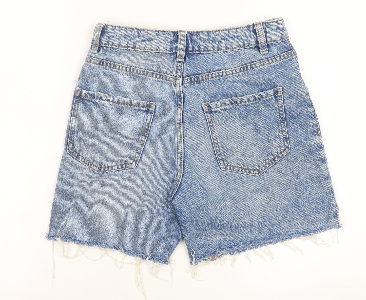 Denim Co. Women’s Blue Cut-Off High Rise Denim Shorts Size 6