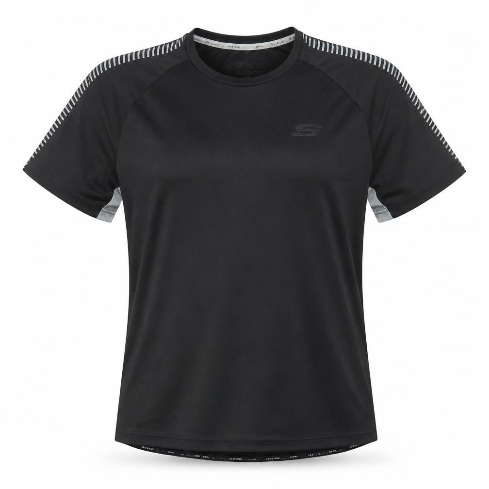 Skechers Women’s Black Short Sleeve Athletic T-Shirt Size L