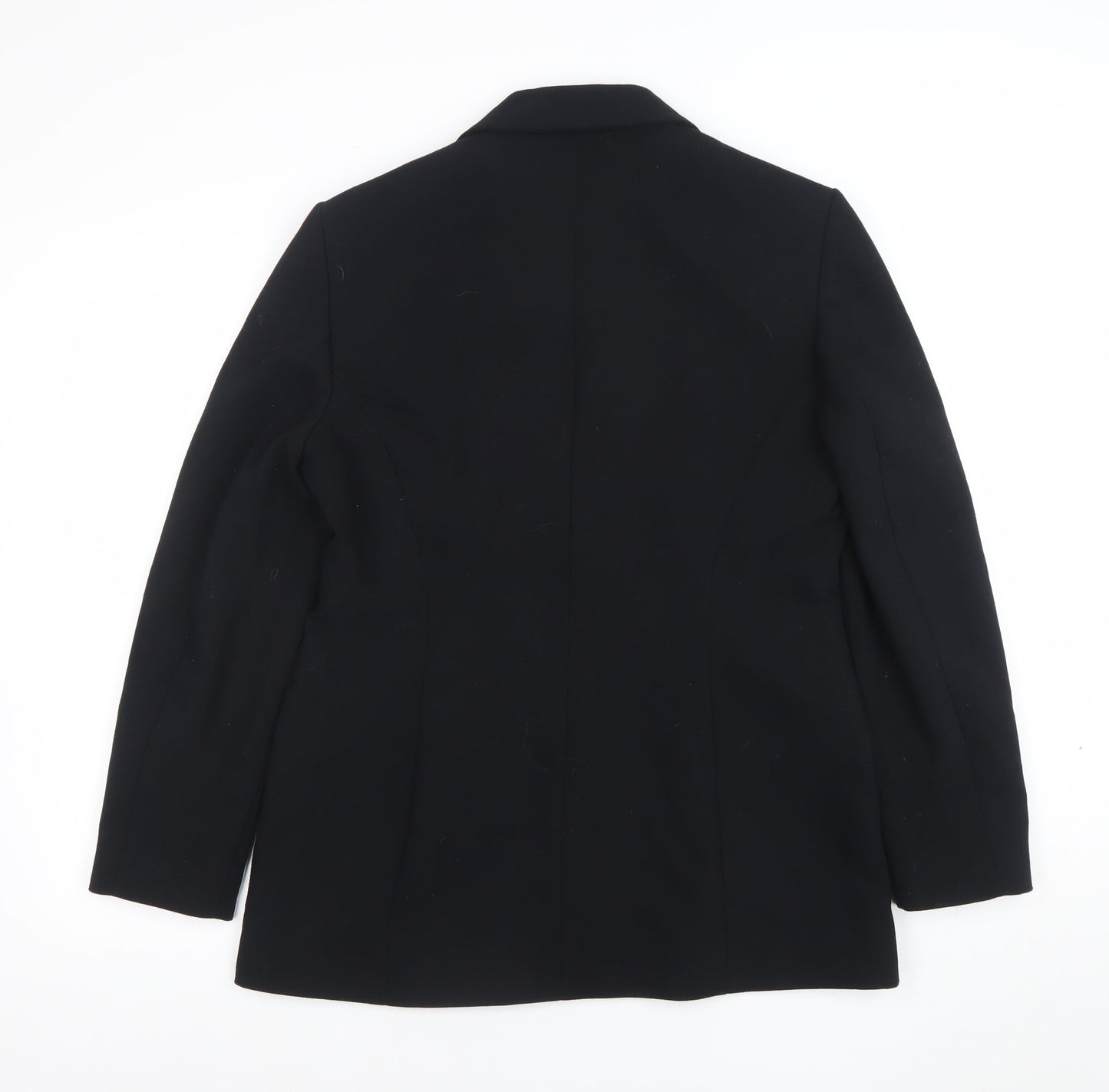 Monsoon Women’s Black Blazer Size 12 Regular Fit Single-Breasted Jacket