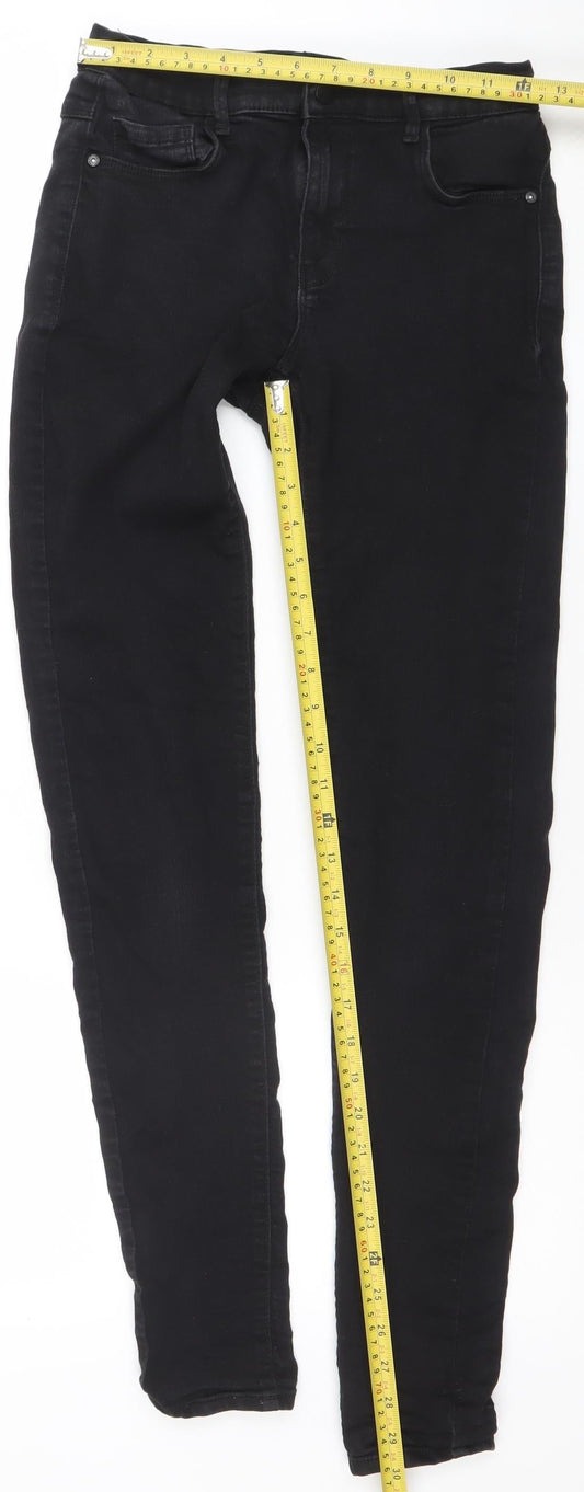 ONLY Women's Black Skinny Jeans M 32 Slim Fit Stretch Denim
