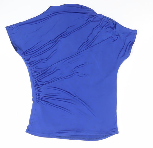 Quiz Women’s Blue Strapless Camisole Top Size 10 Slim Fit