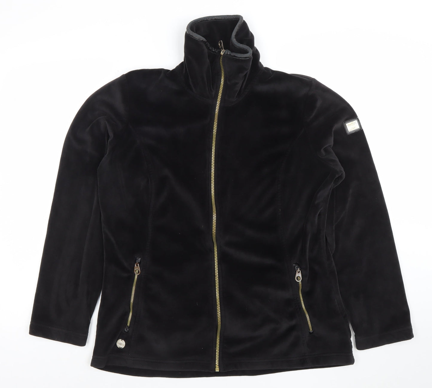 Regatta Great Outdoors Womens Black Fleece Full Zip Jacket UK 16