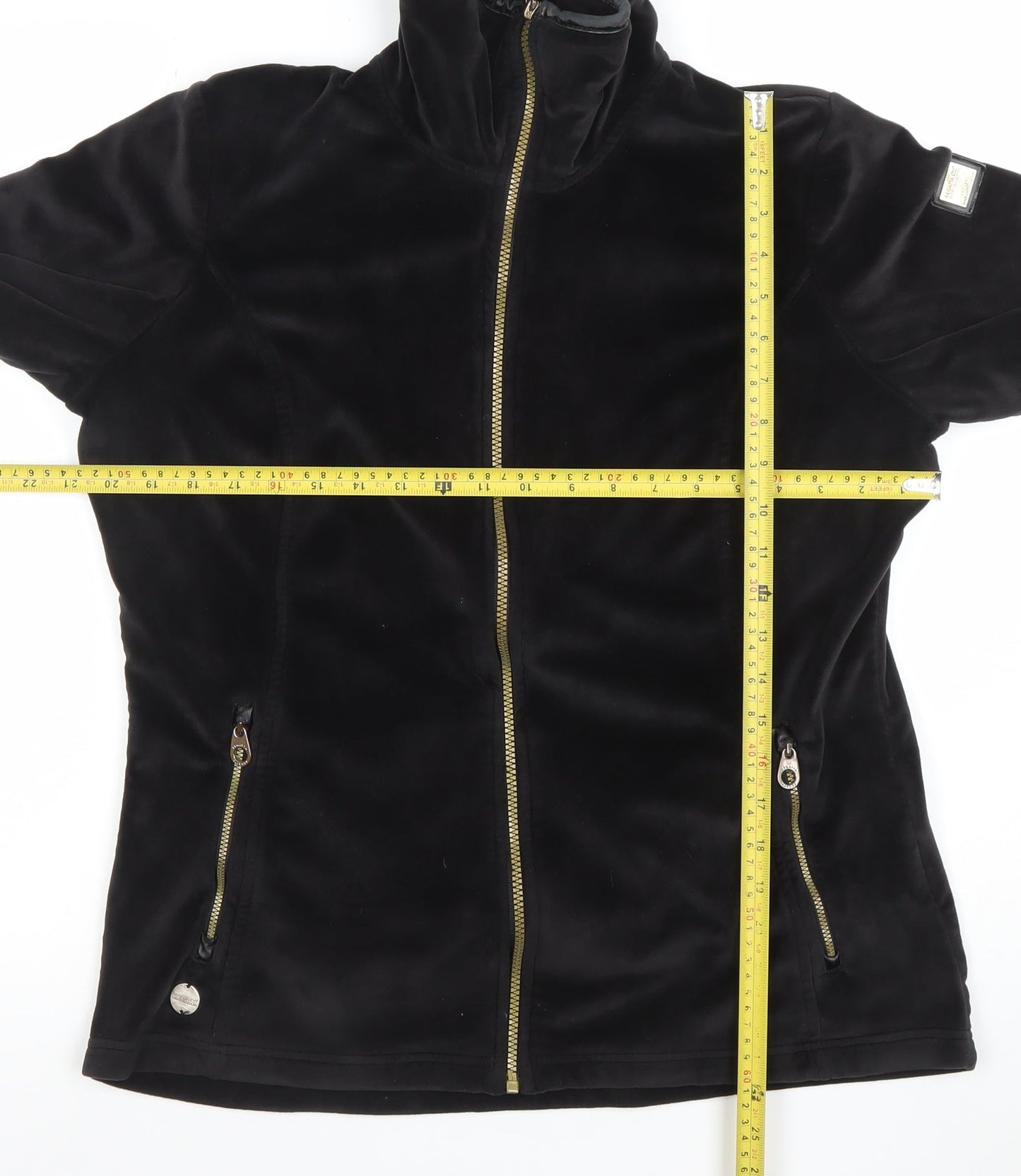 Regatta Great Outdoors Womens Black Fleece Full Zip Jacket UK 16