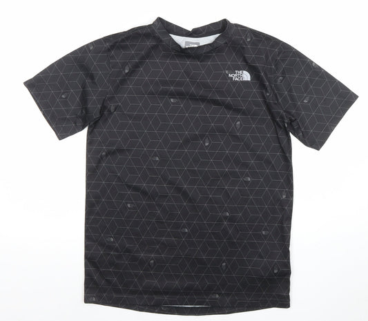 The North Face Boys Black 14 Years Short Sleeve Pullover T-Shirt