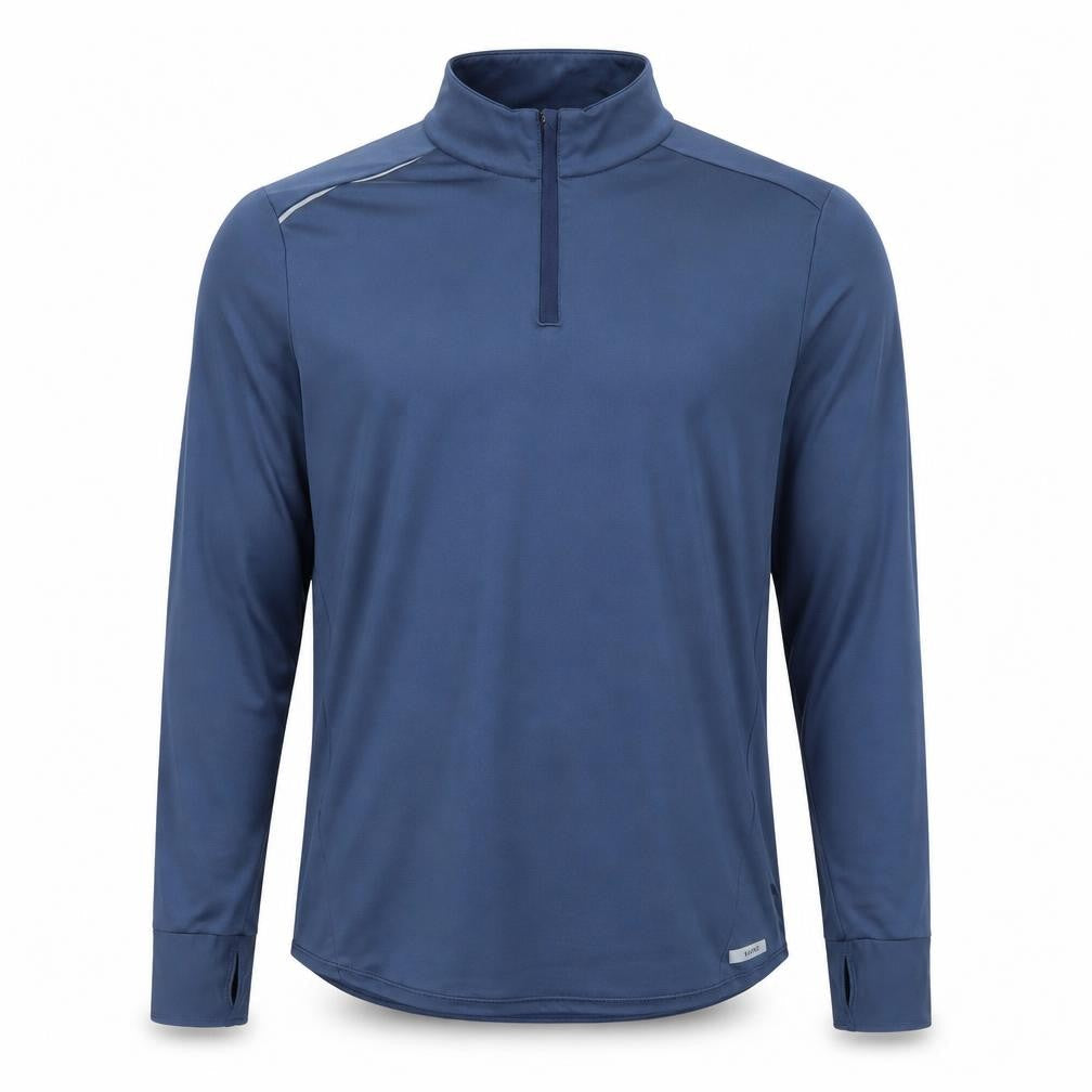 Decathlon Men’s Blue XL Athletic 1/4 Zip Pullover Sweatshirt