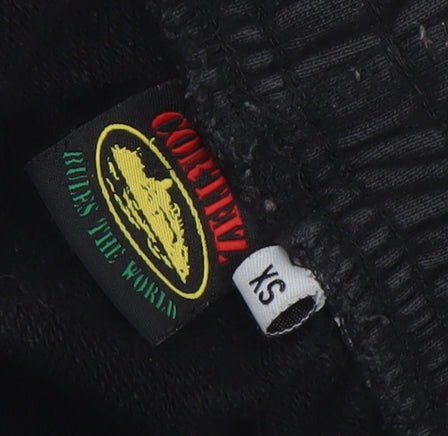 Corteiz Men's Black XS Jogger Sweatpants Fleece Relaxed Fit Trousers