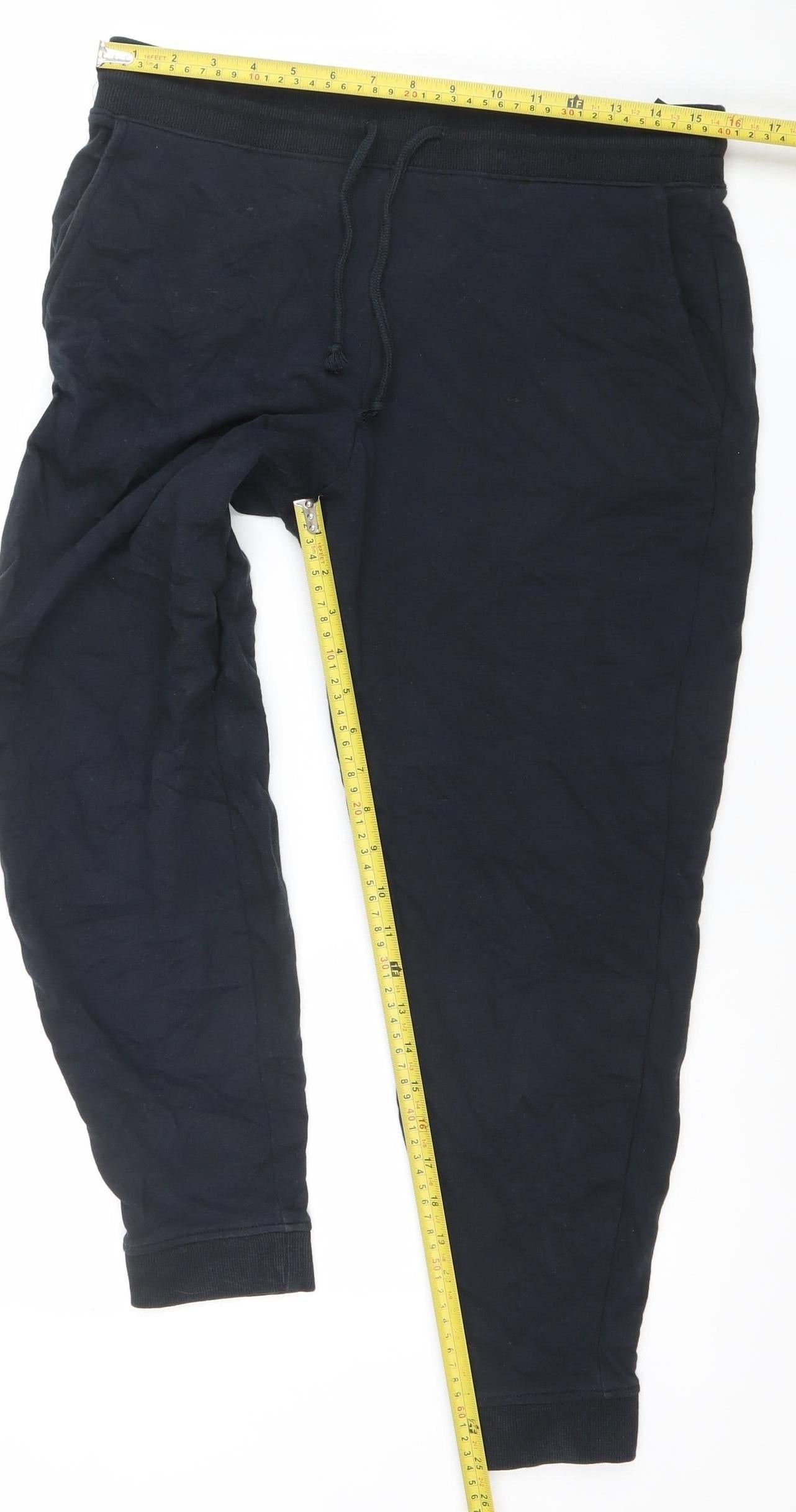 Marks and Spencer Womens Black Size 14 Jogger Activewear Trousers