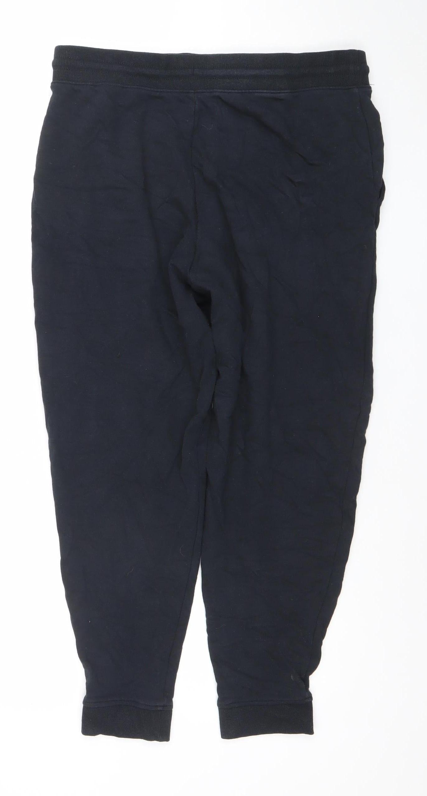 Marks and Spencer Womens Black Size 14 Jogger Activewear Trousers