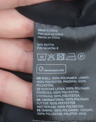 H&M Men's Brown Bomber Jacket M Polyamide Polyester Padded Casual