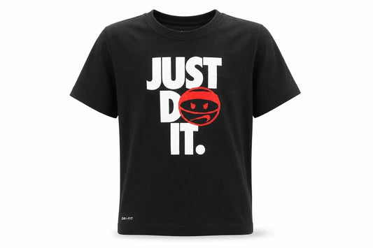 Nike Men's Black Dri-Fit 'Just Do It' Crew Neck Short Sleeve T-Shirt Size S