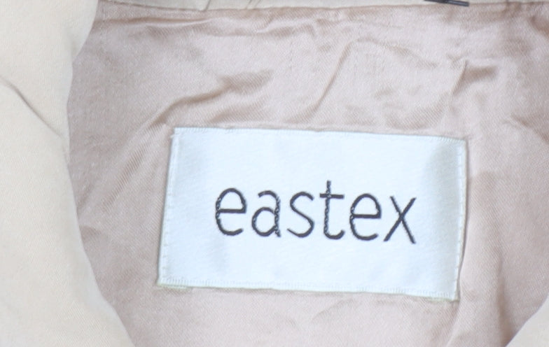 Eastex Women’s Beige Quilted Mid-Length Polyester Jacket UK 10