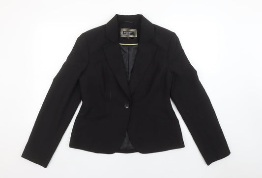 Principles by Ben de Lisi Black Women's Size 12 Tailored Blazer