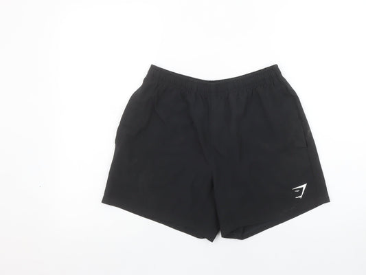 Gymshark Women’s Black S Athletic Quick Dry Activewear Shorts