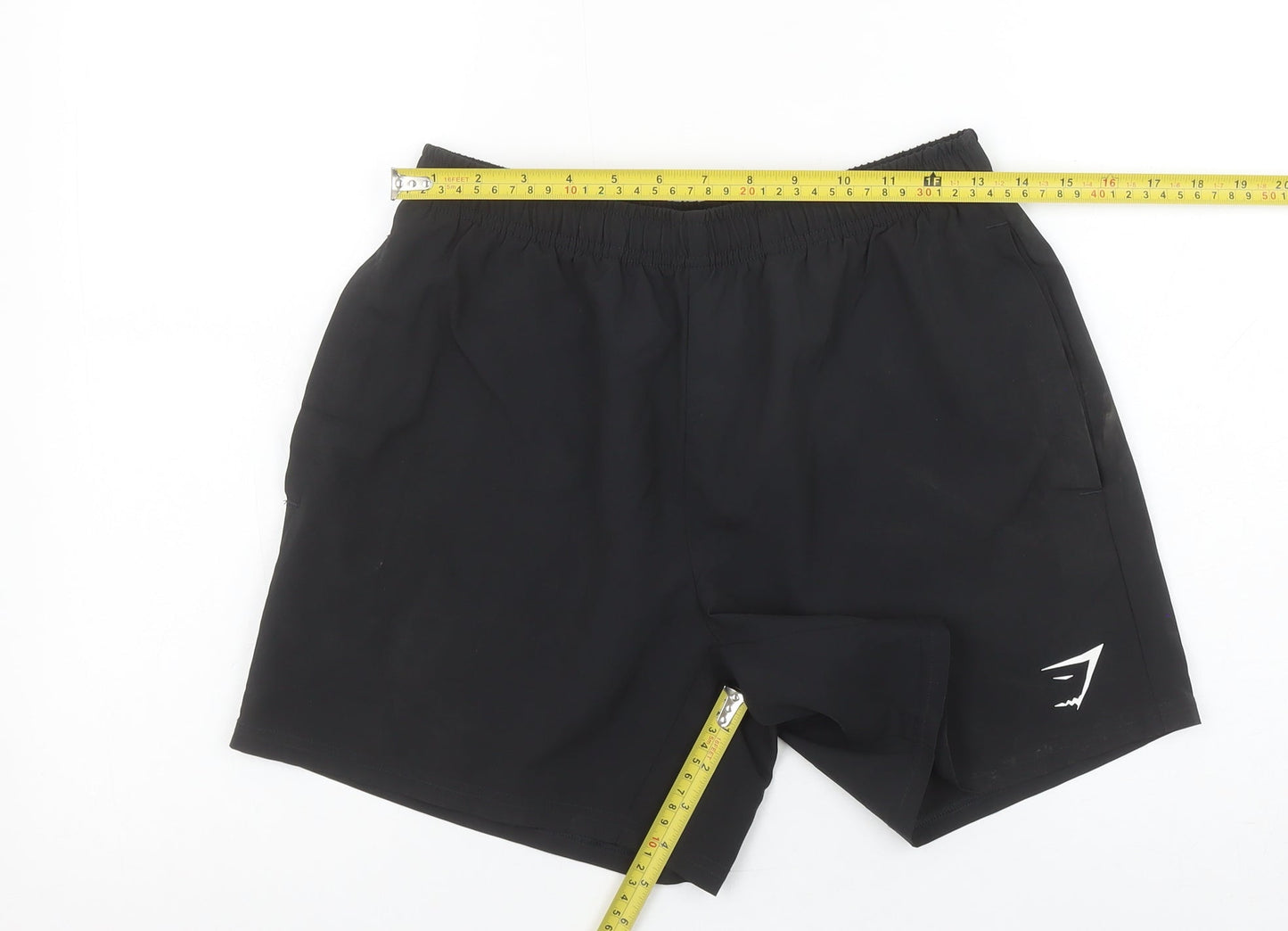 Gymshark Women’s Black S Athletic Quick Dry Activewear Shorts