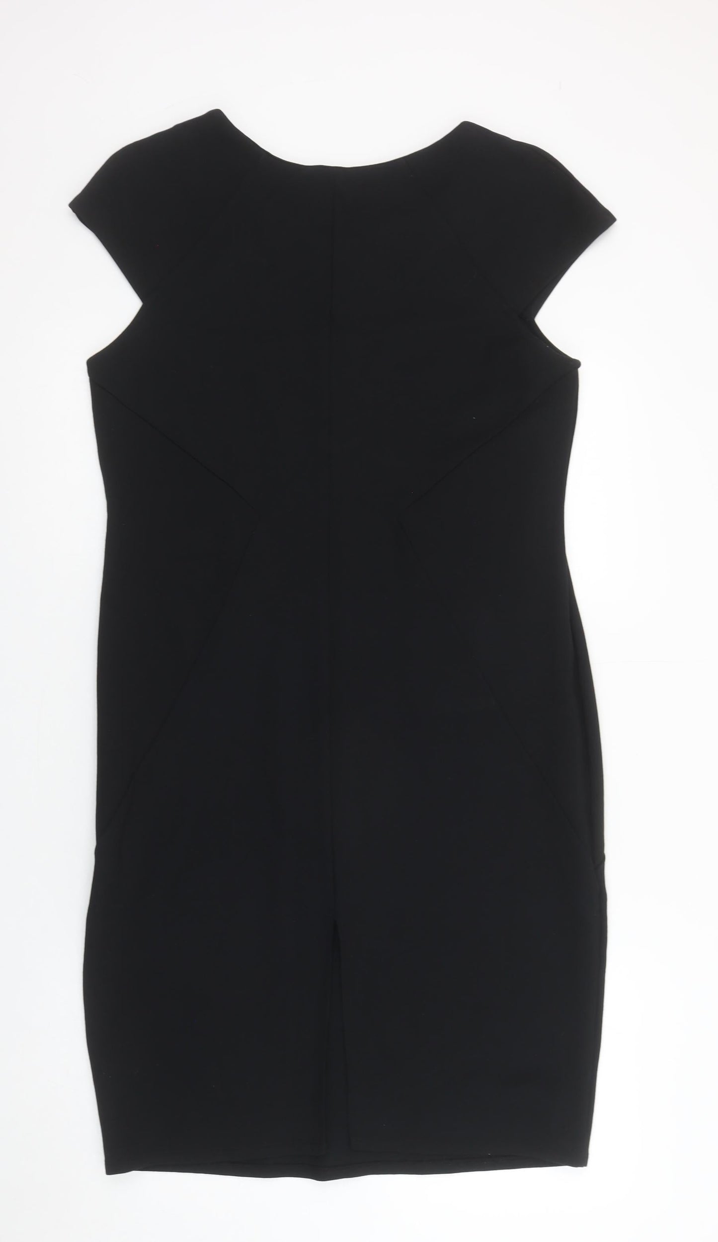 Marks and Spencer Women Black Petite Size 16 Pencil Dress
