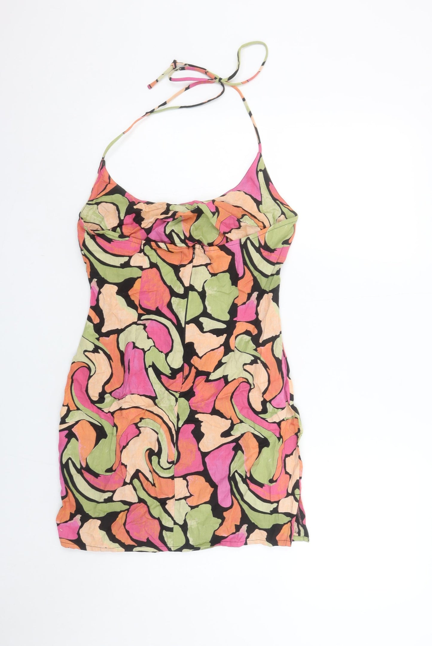 ASOS Design Women’s Multicoloured Size 8 Slip Mini Dress