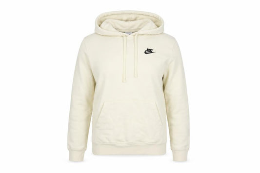 Nike Women Beige XS Pullover Hoodie Cotton Blend Casual Sportswear
