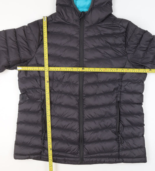 Peter Storm Women’s Black Hooded Puffer Jacket Size 18 Lightweight Outdoor