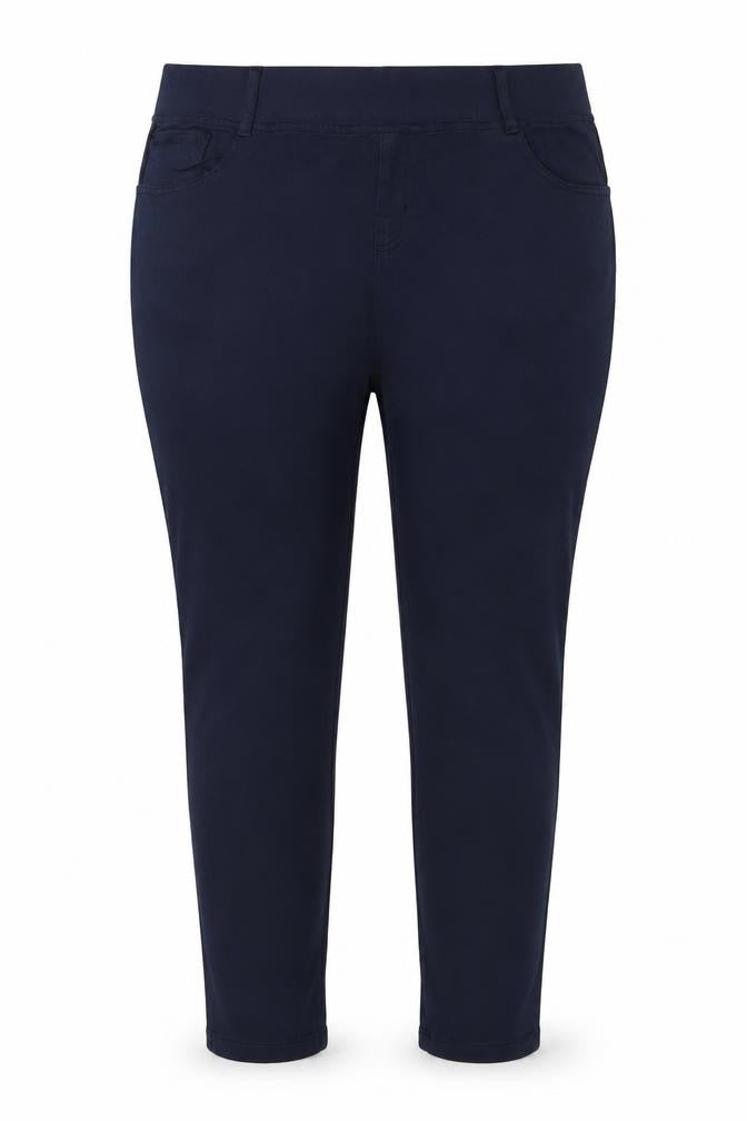 Gerard Womens Blue Cotton Stretch Jegging Trousers Size 18