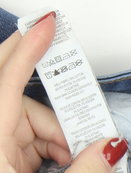 Denim Co Women’s Blue Skinny Jeans Size 18 Stretch Cotton Blend