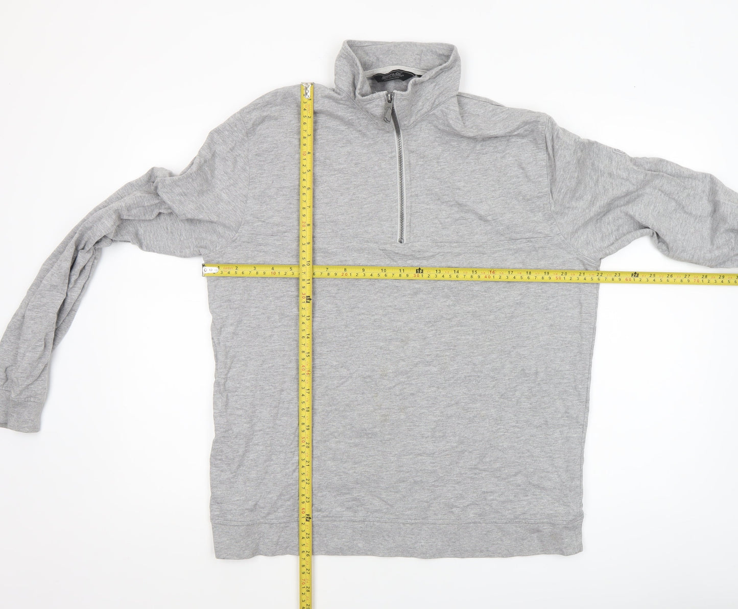 Regatta Men’s Grey XL 1/4 Zip Sweatshirt Lightweight Top