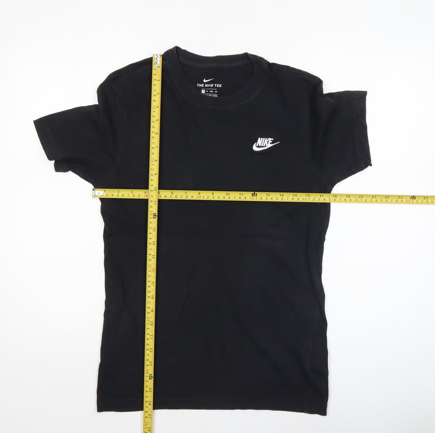 Nike Men's Black XS Cotton Crew Neck Short Sleeve T-Shirt