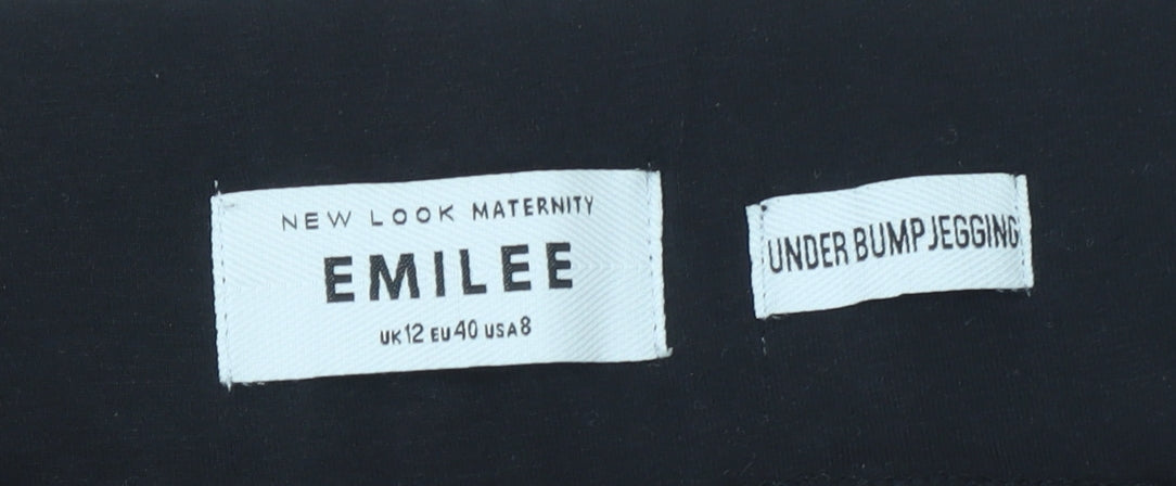 New Look Maternity Emilee Black Jegging Jeans UK 12 Slim Fit