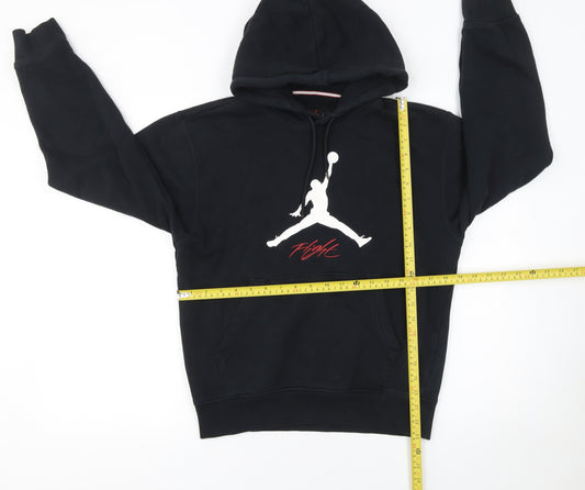 Jordan Men's Black Pullover Hoodie XS Fleece Graphic Logo Sweatshirt