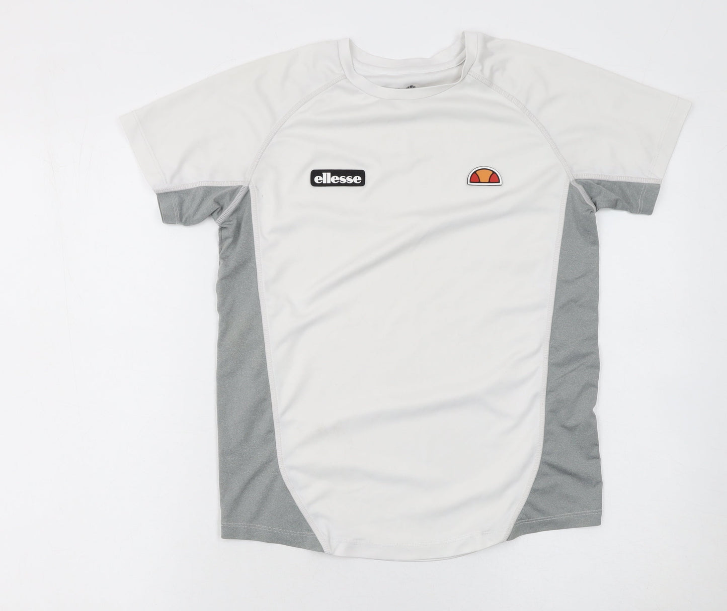 Ellesse Boys White Short Sleeve Sports T-Shirt 12 Years Breathable Activewear