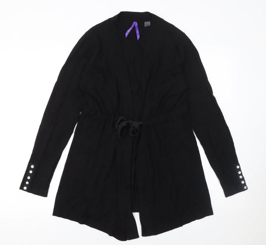 Séraphine Women’s Black Maternity Knit Cardigan M Viscose Blend