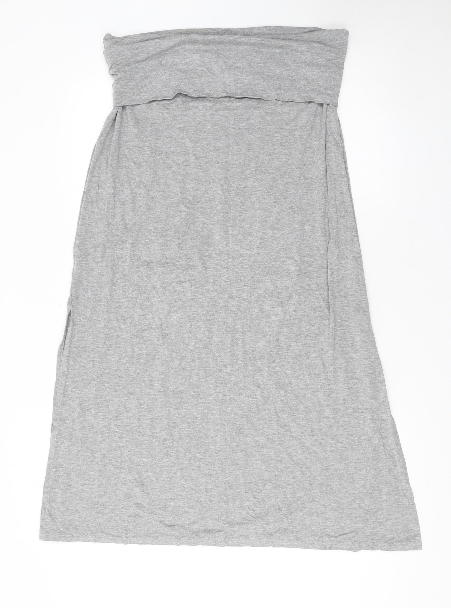 Séraphine Women’s Grey Maternity Maxi Strapless Dress Size M