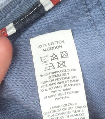 Centerised Men's Blue Chino Trousers W36 L32 Straight Fit