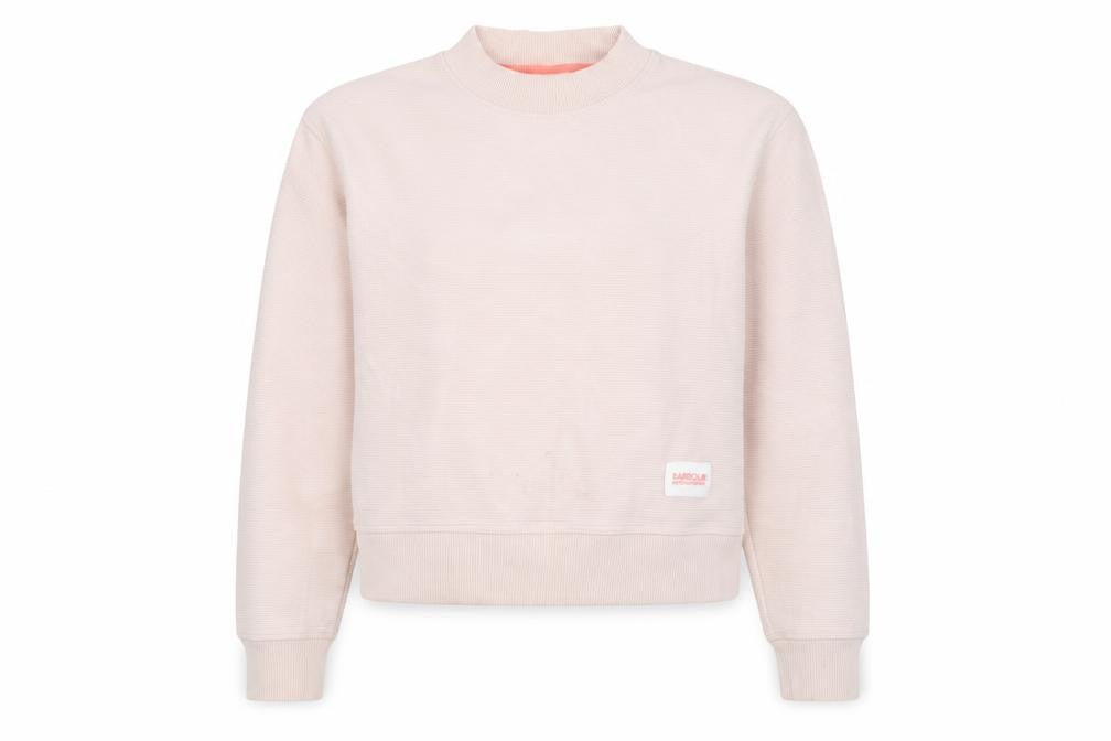 Barbour International Womens Beige Size 8 Pullover Sweatshirt