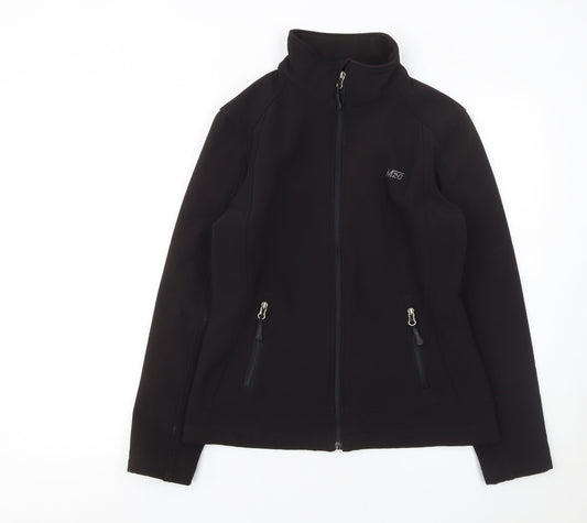 Minus Zero Women's Black Softshell Activewear Jacket Size S