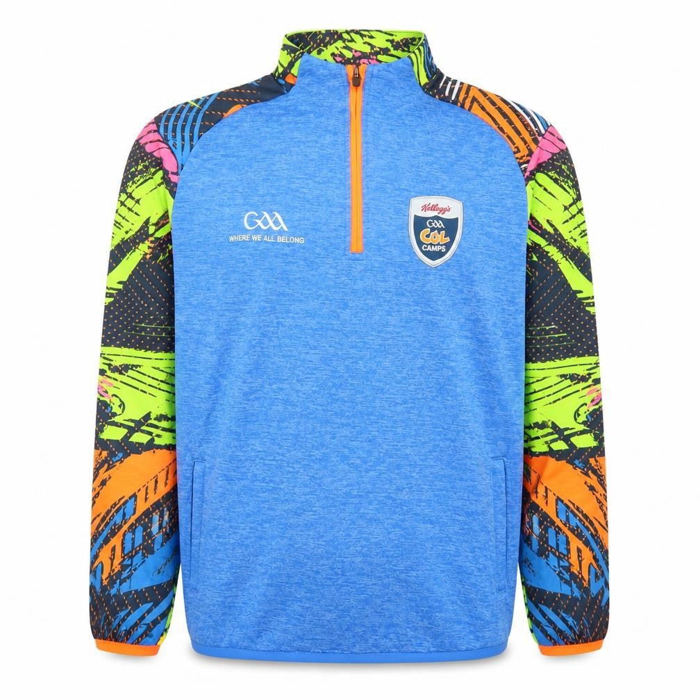 Azzurri Teens Blue 1/4 Zip Sports Sweatshirt GAA Kellogg’s Cúl Camps