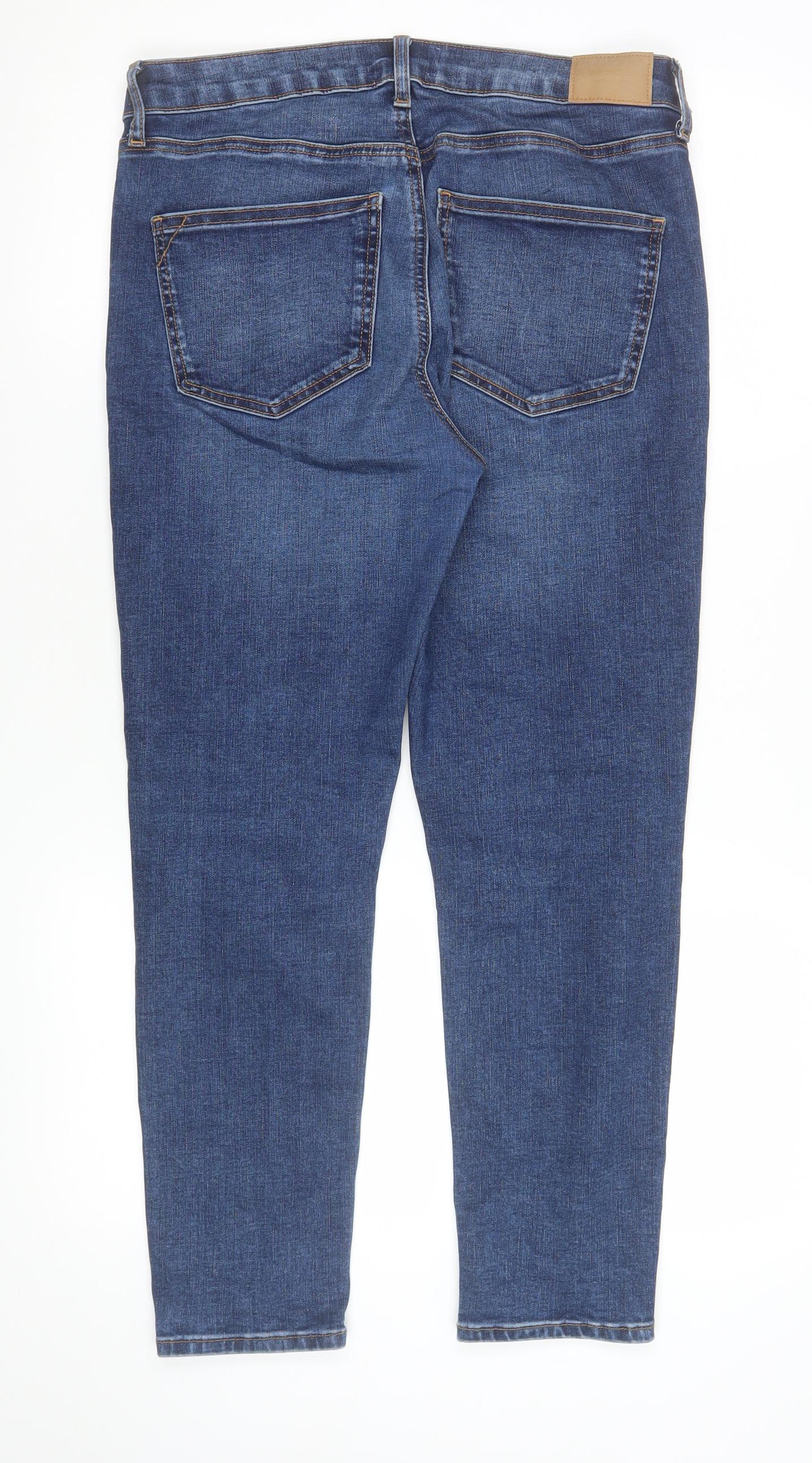 River Island Men's Blue Skinny Denim Jeans 12S Slim Fit
