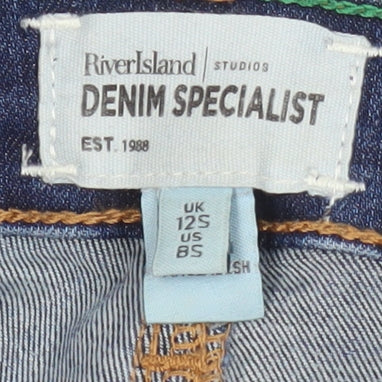 River Island Men's Blue Skinny Denim Jeans 12S Slim Fit