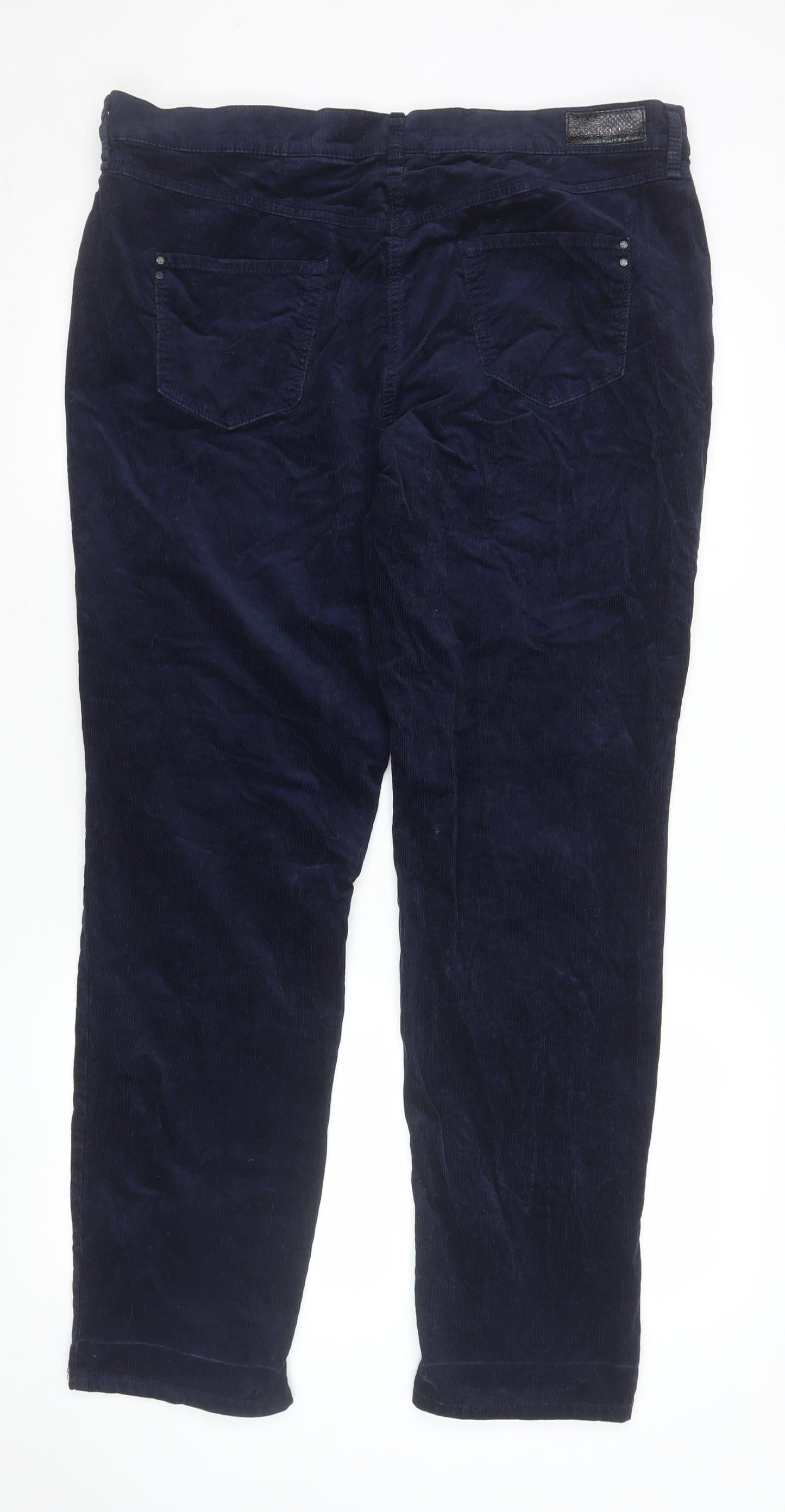 Atelier Gardeur Men's Blue Corduroy Chino Trousers 36R