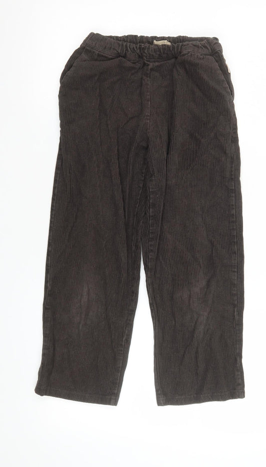 Wheat Boys Brown Corduroy Chino Trousers 8 Years Elastic Waist Winter