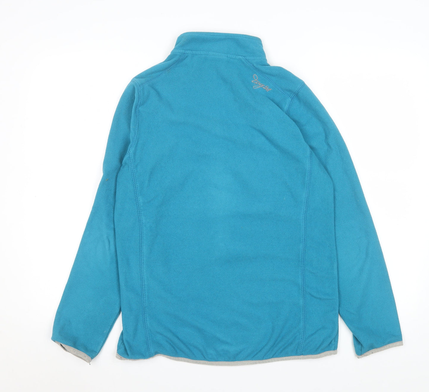 TOG24 Women's Blue 1/2 Zip Fleece Pullover Sweatshirt Size 12/14