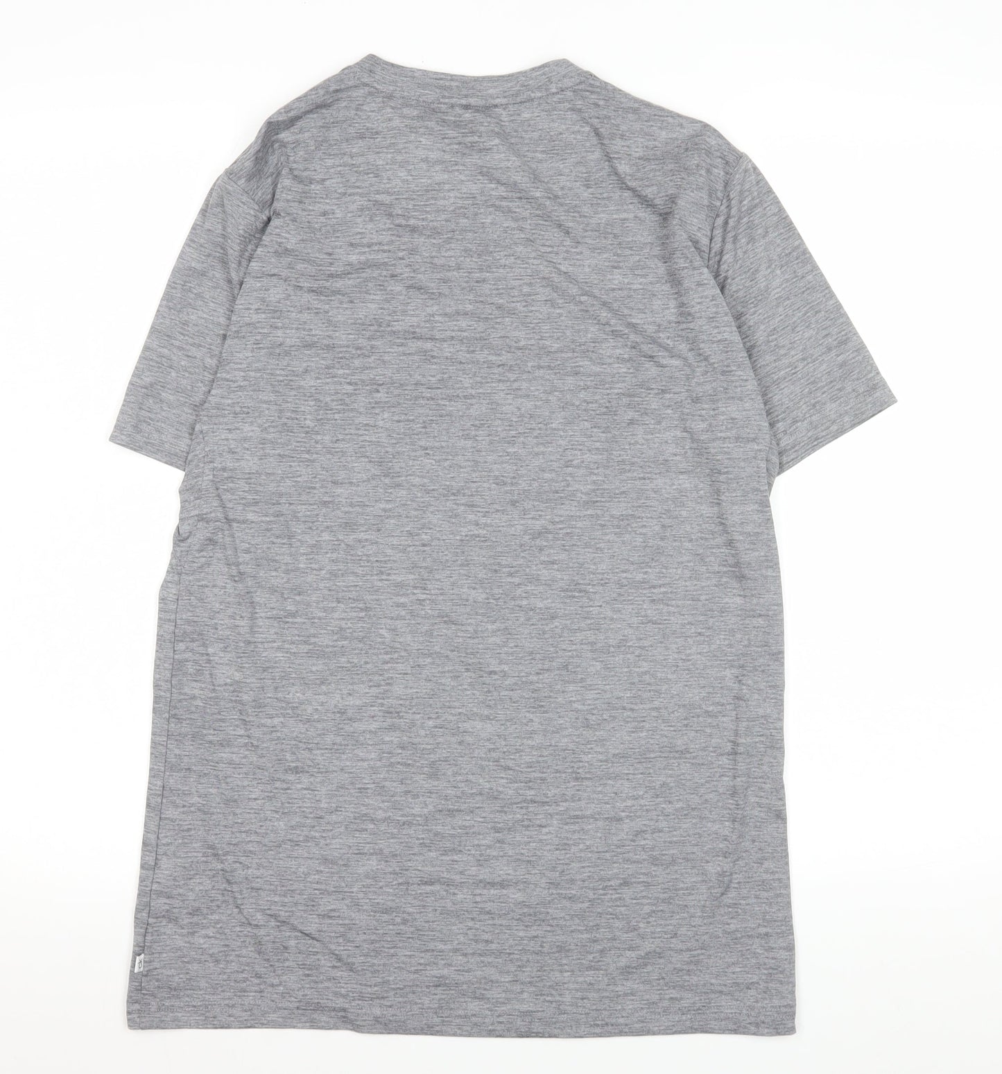 Calvin Klein Men Grey Small Crew Neck Short Sleeve T-Shirt