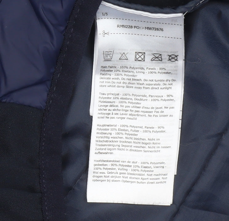 Regatta Men Blue Softshell Hooded Outdoor Jacket Size S