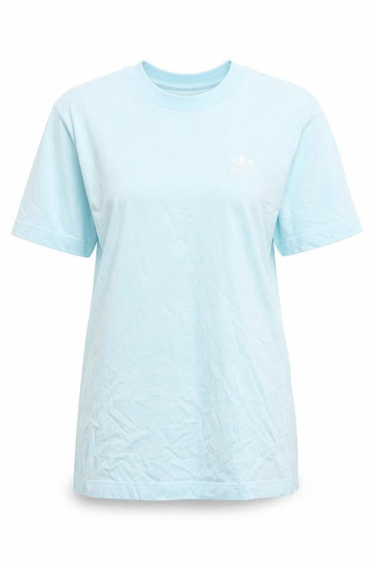adidas Women's Blue Basic Crew Neck Cotton T-Shirt Size S
