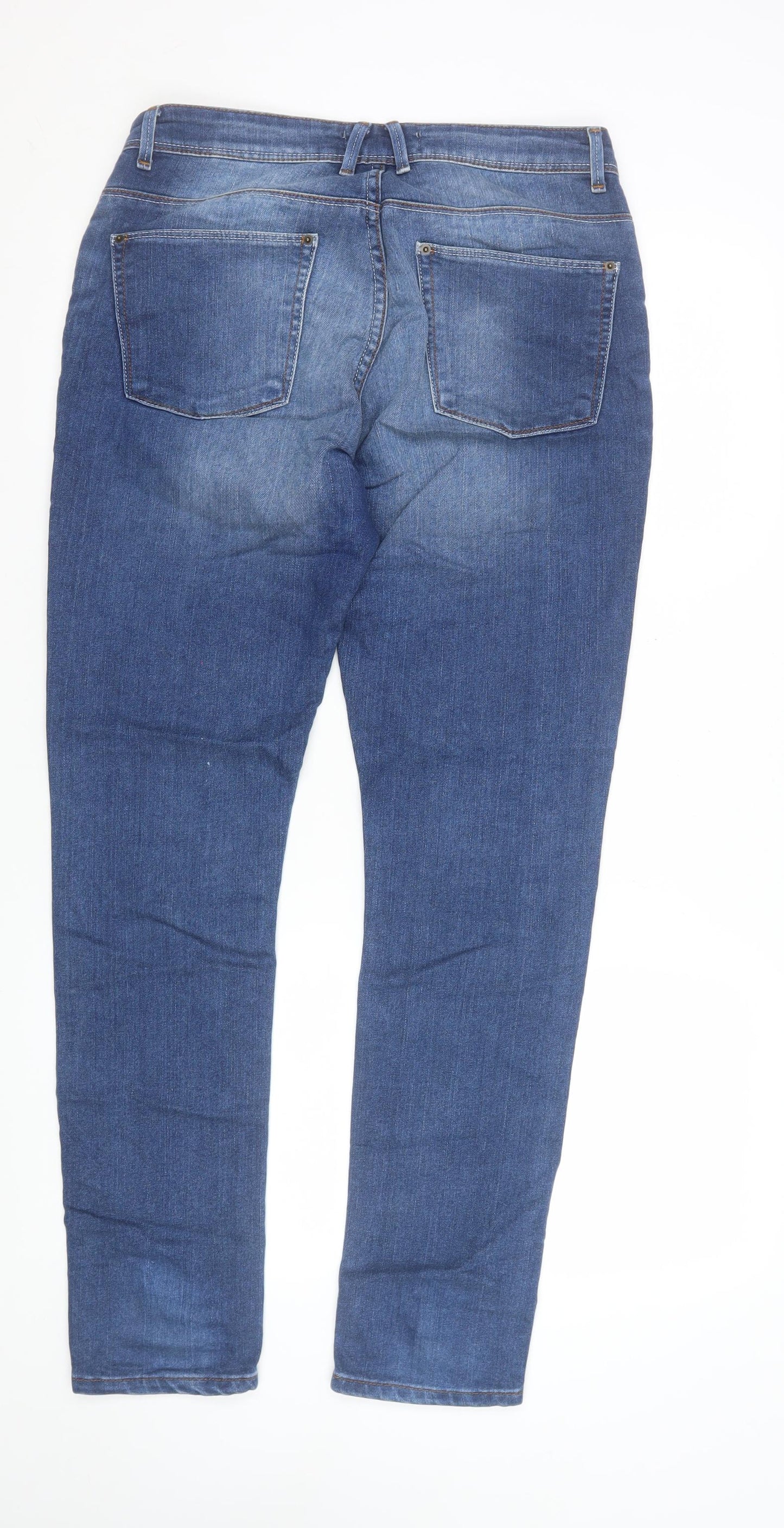 Peacocks Women’s Blue Skinny Jeans Size 12 Stretch Denim