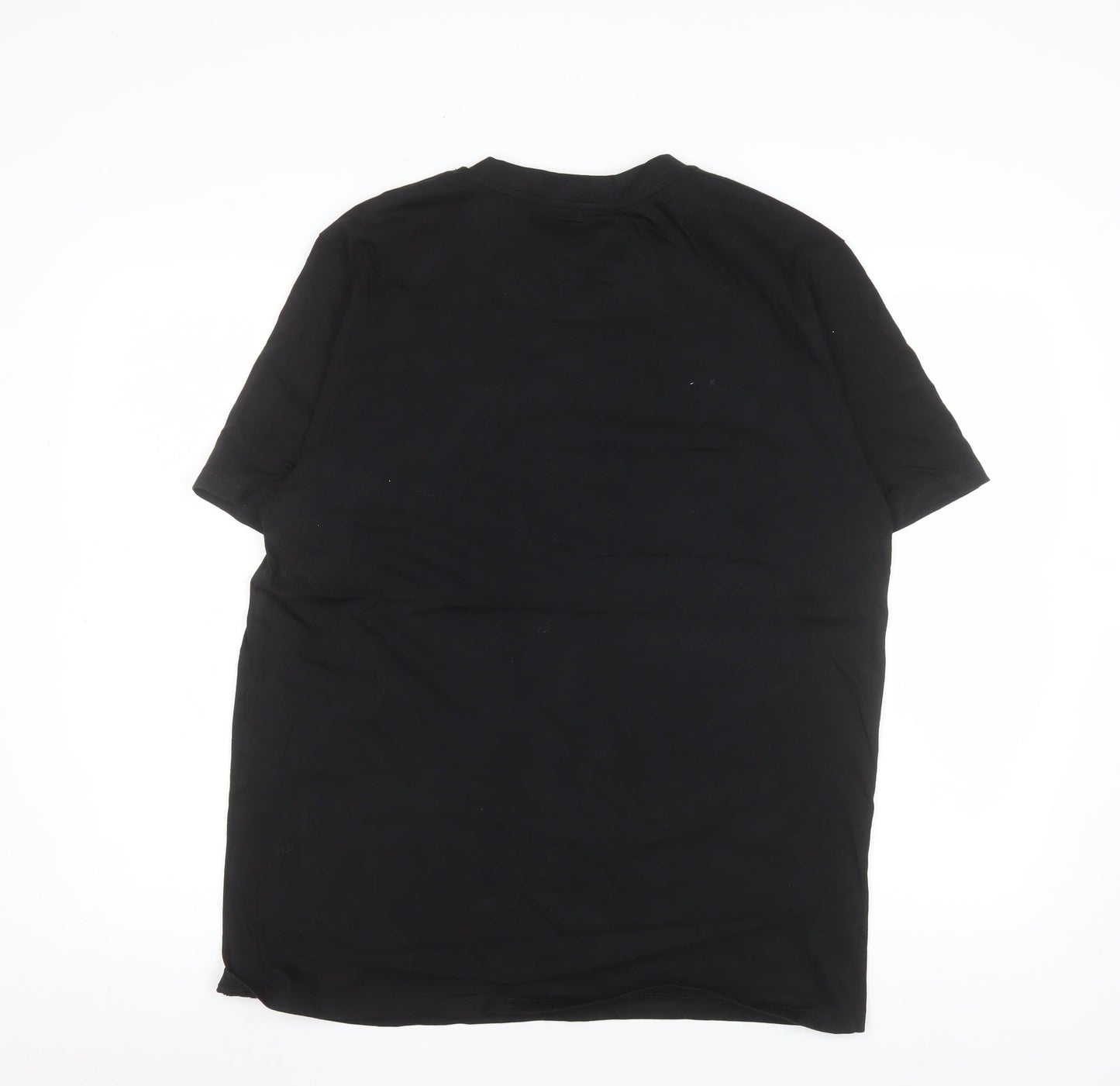 Worn Free Men’s Black Where The Buffalo Roam Organic Cotton T-Shirt L