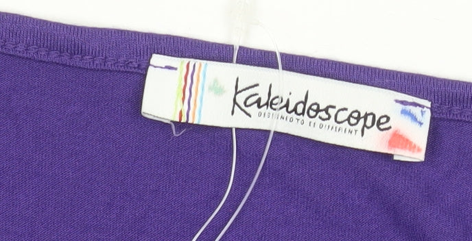 Kaleidoscope Women’s Purple Long Sleeve Tunic Blouse UK 14