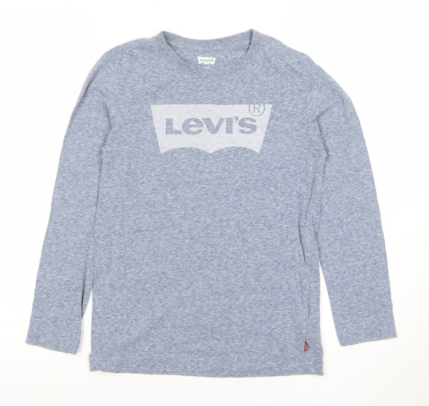 Levi's Boys Blue Long Sleeve Logo T-Shirt 12 Years Regular Fit