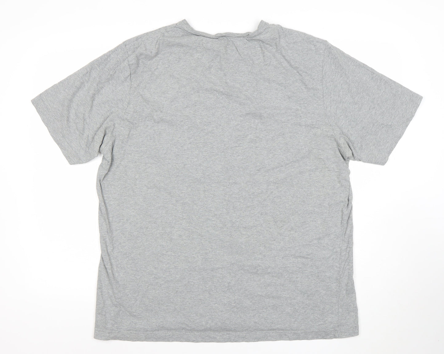 Merrell Men Grey XL Crew Neck T-Shirt Organic Cotton Casual Top