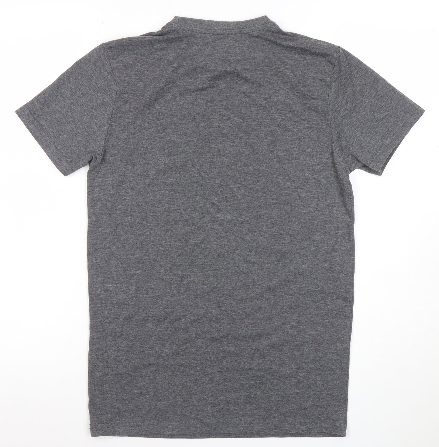Dunnes Stores Men's Grey Slim Fit Short Sleeve T-Shirt XS